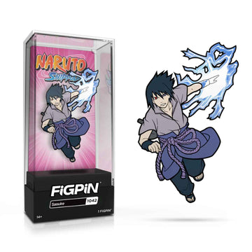 Naruto Shippuden Sasuke Uchiha FiGPiN #1042 Anime Enamel Pin